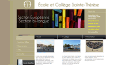 Desktop Screenshot of college-ste-therese.com